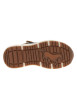 Thumbnail Tennis en cuir chocolat à talon plat avec des lacets et un revêtement doux - Image 6