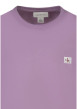 Thumbnail T-shirt en coton rose uni avec une coupe droite et un col rond - Image 3