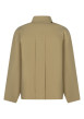 Thumbnail Blouson sable uni avec une coupe droite une fermeture zippée et un col à revers - Image 2