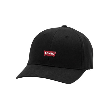Casquette en coton noire pourvue d'oeillets...