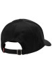 Thumbnail Casquette en coton noire pourvue d'oeillets d'aération et du nom de la marque - Image 2