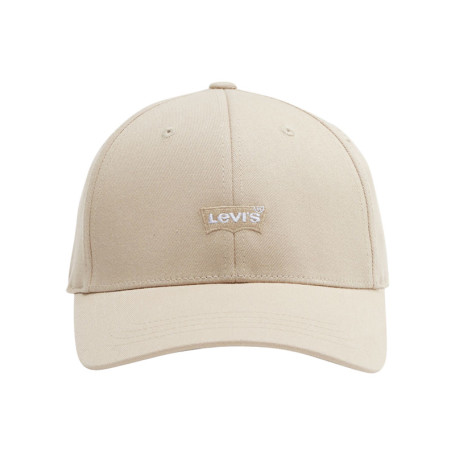Casquette en coton beige pourvue d'oeillets...