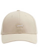 Thumbnail Casquette en coton beige pourvue d'oeillets d'aération et du nom de la marque