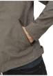 Thumbnail Blouson taupe uni effet daim avec une coupe droite et 3 poches zippées - Image 7