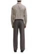 Thumbnail Chemise en coton beige à motif floral imprimé avec une coupe slim - Image 4