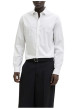 Thumbnail Chemise en coton blanche à motifs géométriques imprimés avec une coupe slim - Image 2