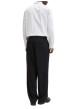 Thumbnail Chemise en coton blanche à motifs géométriques imprimés avec une coupe slim - Image 4