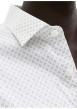 Thumbnail Chemise en coton blanche à motifs géométriques imprimés avec une coupe slim - Image 6