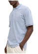 Thumbnail Polo bleu ciel uni en maille piquée avec une coupe droite et des manches courtes - Image 5