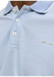 Thumbnail Polo bleu ciel uni en maille piquée avec une coupe droite et des manches courtes - Image 6