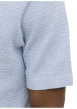 Thumbnail Polo en coton bleu ciel uni avec des manches courtes et une coupe droite - Image 7