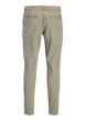 Thumbnail Pantalon chino Marco Bowie en coton vert tilleul uni avec une coupe slim - Image 2