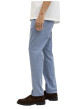 Thumbnail Pantalon chino Marco Bowie en coton vert bleu uni avec une coupe slim - Image 7