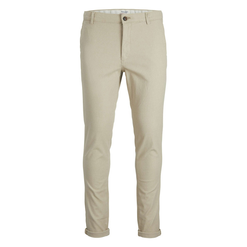 Premium By Jack & Jones - Pantalon Chino Marco Fury En Coton Sable Uni Avec Une Coupe Slim - Beige Premium By Jack & Jones - Pantalon Chino Marco Fury En Coton Sable Uni Avec Une Coupe Slim - Beige