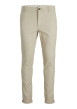 Thumbnail Pantalon chino Marco Fury en coton sable uni avec une coupe slim