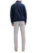 Thumbnail Pantalon chino Marco Fury en coton gris clair uni avec une coupe slim - Image 4