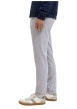 Thumbnail Pantalon chino Marco Fury en coton gris clair uni avec une coupe slim - Image 6
