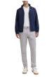 Thumbnail Pantalon chino Marco Fury en coton gris clair uni avec une coupe slim - Image 7