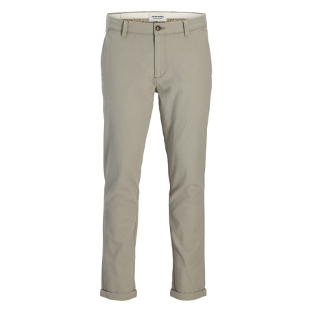 Pantalon chino Marco Fury en coton vert tilleul...