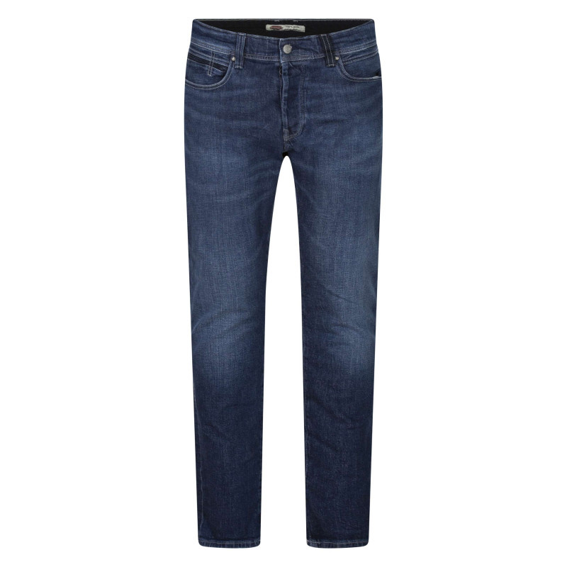 Teddy Smith - Jean Rope Reg En Coton Bleu Foncé Uni Avec Une Coupe Droite - Bleu Foncé