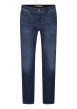Thumbnail Jean Rope Reg en coton bleu foncé uni avec une coupe droite