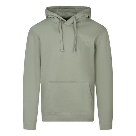 Sweat en coton mélangé vert uni avec une coupe...