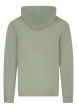 Thumbnail Sweat en coton mélangé vert uni avec une coupe droite et une capuche - Image 2
