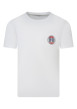 Thumbnail T-shirt en coton blanc uni avec une coupe droite et un col rond
