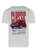 Thumbnail T-shirt en coton blanc uni avec une coupe droite et un col rond - Image 2