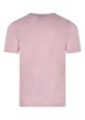 Thumbnail T-shirt rose uni à logo avec une coupe droite et un col rond - Image 2