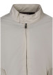 Thumbnail Blouson beige uni avec une coupe droite et un col montant boutonné - Image 3