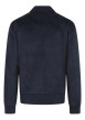 Thumbnail Blouson bleu foncé uni avec une coupe ajustée et un col montant - Image 2
