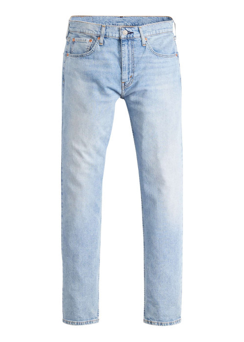 Jean 502® en coton ciel uni à coupe droite pourvu du patch de la marque