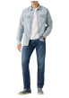 Thumbnail Jean 502® en coton bleu uni à coupe droite pourvu du patch de la marque - Image 6