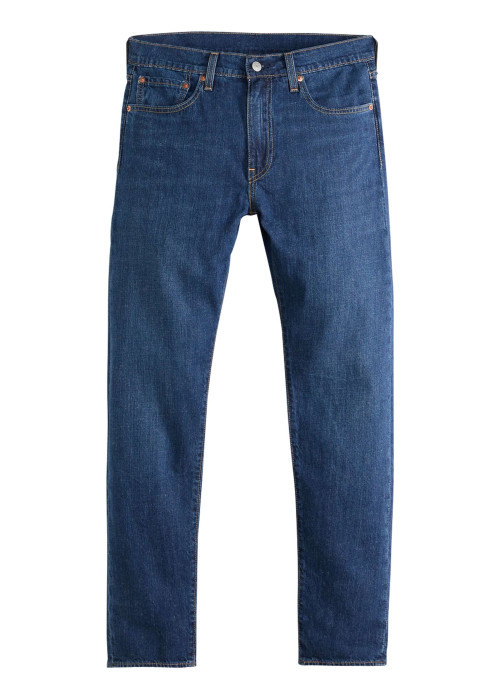 Jean 512® en coton mélangé indigo à coupe slim pourvu de coutures contrastées