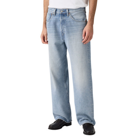 Jean 501® coupe droite en coton stone pourvu de...
