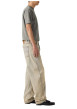 Thumbnail Jean baggy en coton bleu aspect délavé pourvu de poches plaquées - Image 6