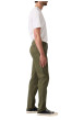 Thumbnail Pantalon chino kaki à coupe slim pourvu du patch de la marque - Image 5