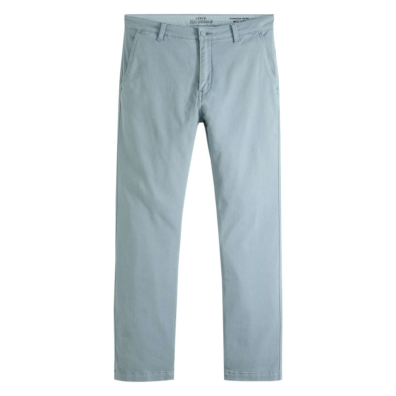 Levi's® - Pantalon Chino En Coton Bleu Clair Pourvu Du Patch De La Marque - Bleu Clair Levi's® - Pantalon Chino En Coton Bleu Clair Pourvu Du Patch De La Marque - Bleu Clair