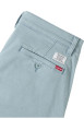 Thumbnail Pantalon chino en coton bleu clair pourvu du patch de la marque - Image 2