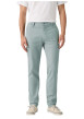 Thumbnail Pantalon chino en coton bleu clair pourvu du patch de la marque - Image 3