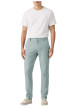 Thumbnail Pantalon chino en coton bleu clair pourvu du patch de la marque - Image 6