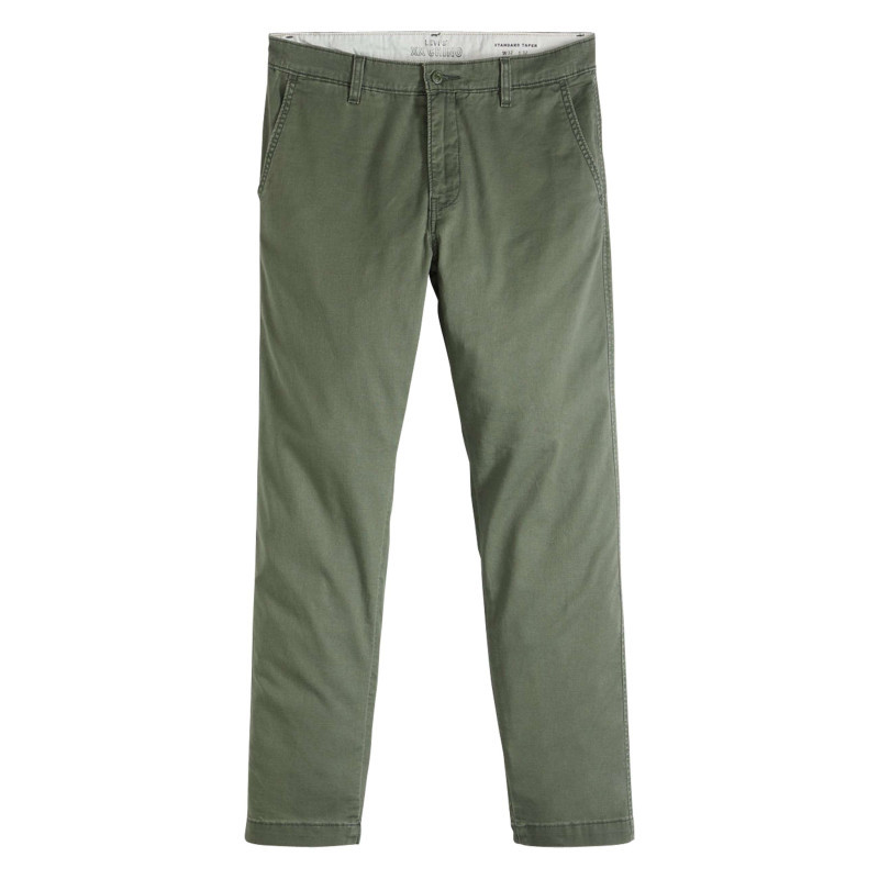 Levi's® - Pantalon Chino Kaki à Coupe Slim Pourvu Du Patch De La Marque - Vert Levi's® - Pantalon Chino Kaki à Coupe Slim Pourvu Du Patch De La Marque - Vert