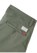 Thumbnail Pantalon chino kaki à coupe slim pourvu du patch de la marque - Image 2