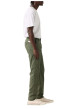 Thumbnail Pantalon chino kaki à coupe slim pourvu du patch de la marque - Image 5