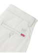 Thumbnail Pantalon chino beige à coupe slim pourvu du patch de la marque - Image 2