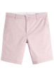 Thumbnail Short chino rose à coupe droite pourvu du patch de la marque