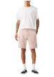Thumbnail Short chino rose à coupe droite pourvu du patch de la marque - Image 6