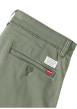Thumbnail Short chino kaki à coupe droite pourvu du patch de la marque - Image 2