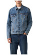 Thumbnail Veste en coton bleu à coupe ajustée pourvu d'un col à revers - Image 6